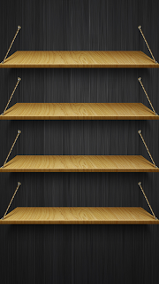 Free Download Wood Shelf HD iPhone 5 Wallpapers