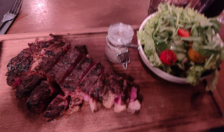 This steak was a very VERY nice thing!