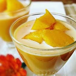 Resep Puding Susu Mangga