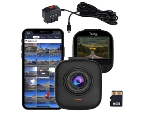 MyGEKOgear Orbit 530 Surveillance Edition Dash Cam for Cars