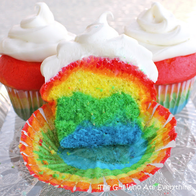 Cupcakes arcoiris