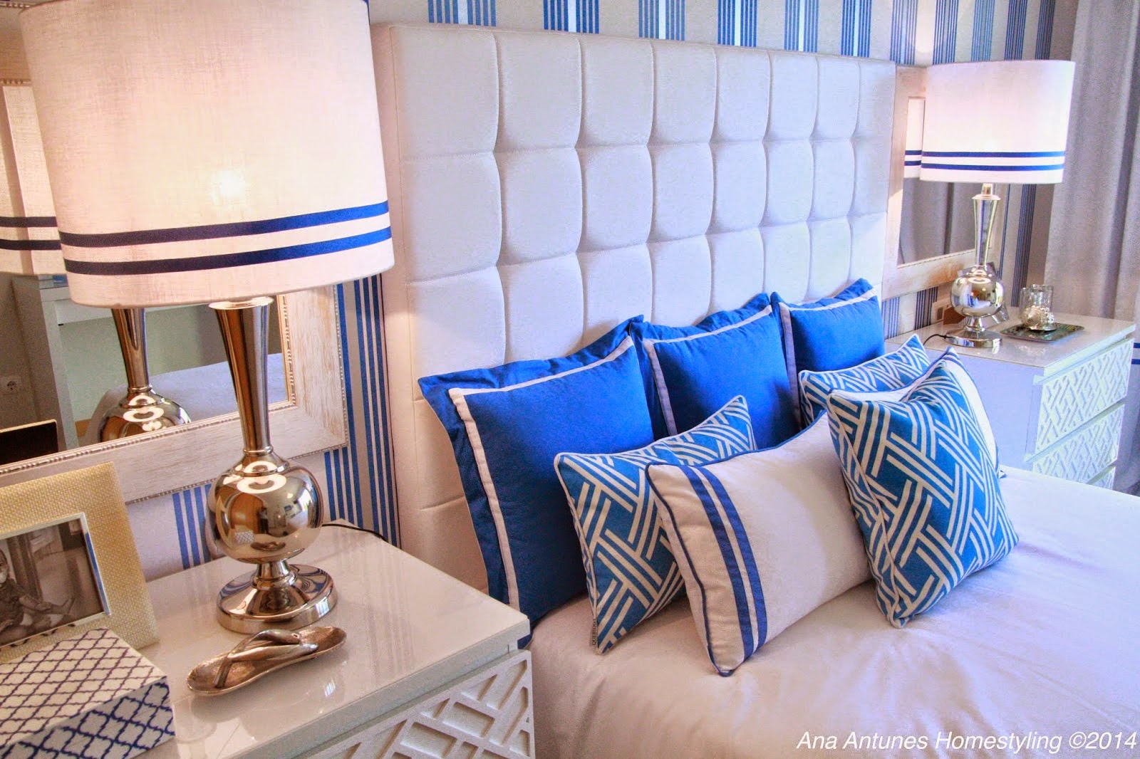 Decoration and Ideas: Cobalt Blue Bedroom