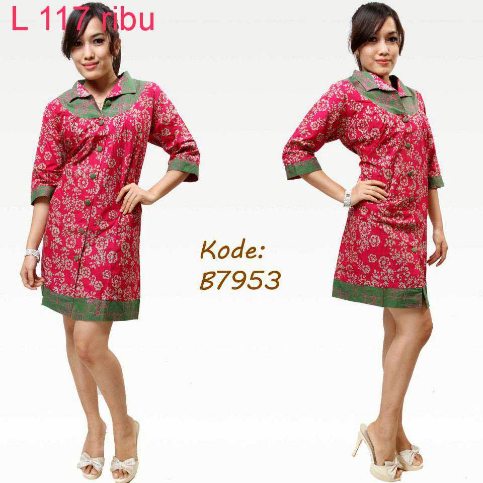 Contoh Model Baju Batik Untuk Kerja  Model Baju Batik