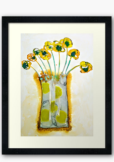 Art Expressionistic Flower Paintings | Miabo Enyadike
