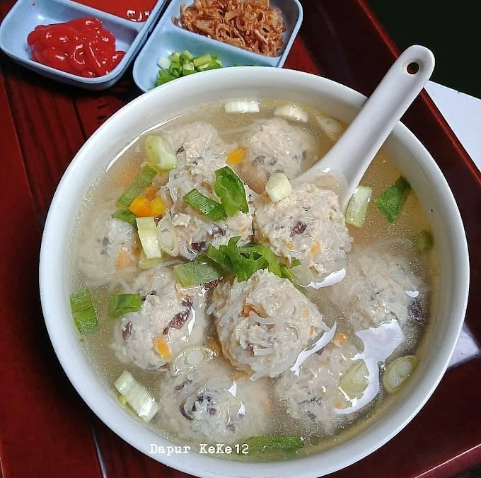 Resep Bakso Ayam Jamur Sedappp