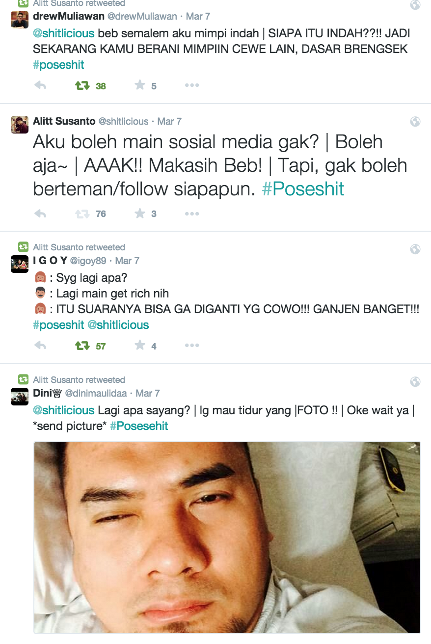 Terlalu Posesif Bikin Poseshit Shitlicious