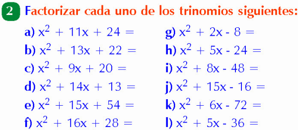 Factorizacion Por Aspa Simple Ejemplos Y Ejercicios Resueltos