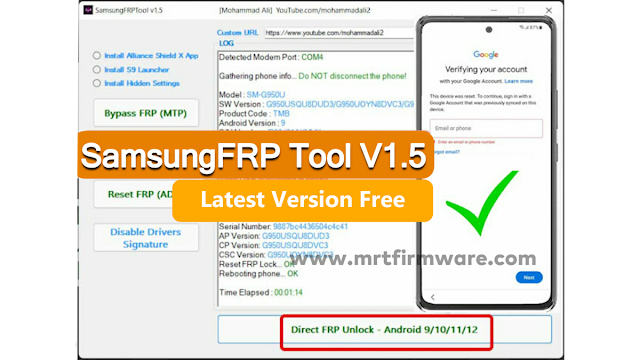 SamsungFRP Tool v1.5 Direct Frp Unlock 2022