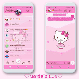 Hello Kitty Cute Theme For YOWhatsApp & Fouad WhatsApp By Natalia