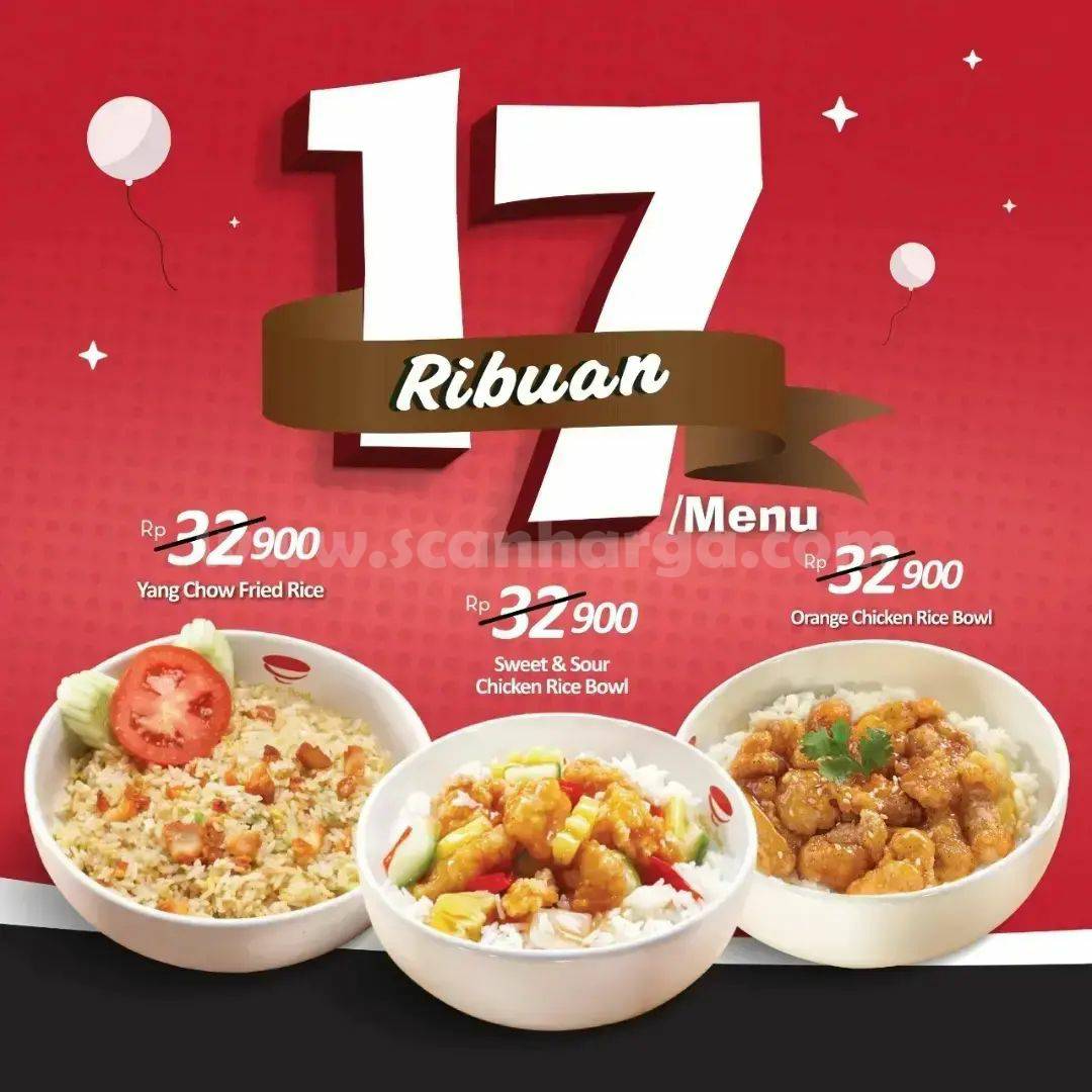 RICE BOWL Promo HEMAT NIKMAT mulai Rp 17 Ribuan*