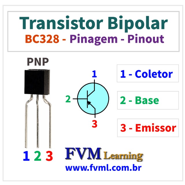 Datasheet-Pinagem-Pinout-transistor-PNP-BC328 -Características-Substituição-fvml