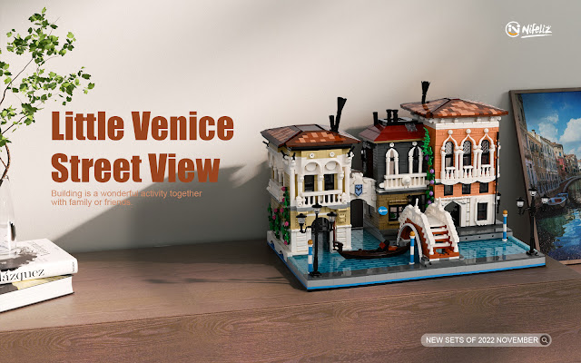 Nifeliz Little Venice Street View Compatible With Lego