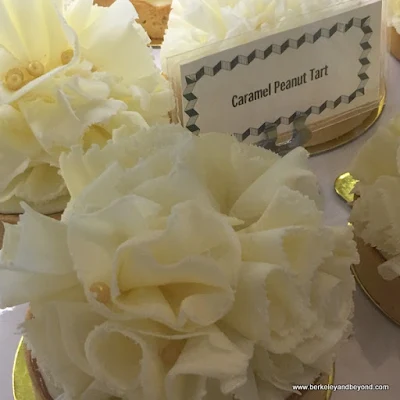 fluffy caramel peanut tarts at Bakery Lorraine in the Pearl in San Antonio, Texas