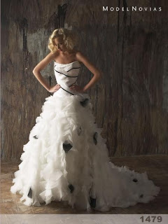 vestidos de noiva branco e preto, vestido de noiva branco e preto, black and white wedding dress