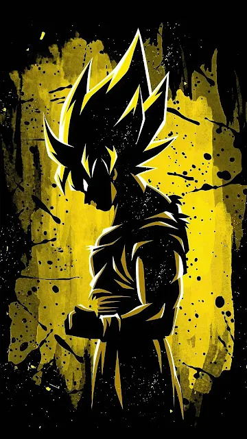 Goku Black Yellow 4k