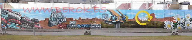 graffiti desguace lleida Ramon Vilella