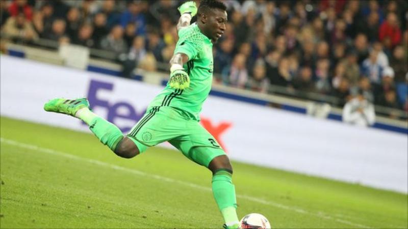 Cameroon goalkeeper Andre Onana has committed his future to Dutch club Ajax Amsterdam until June 2021.