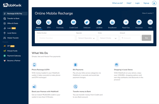 MobiKwik payment method