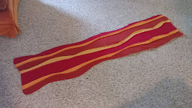 Improv curves giant bacon quilt