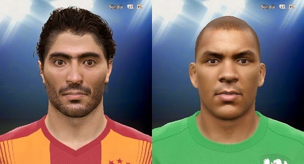 Update PES 2015 Boy Waterman & Hamit Altıntop Face