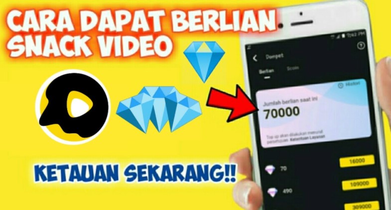 Cara Mendapatkan Berlian di Snack Video