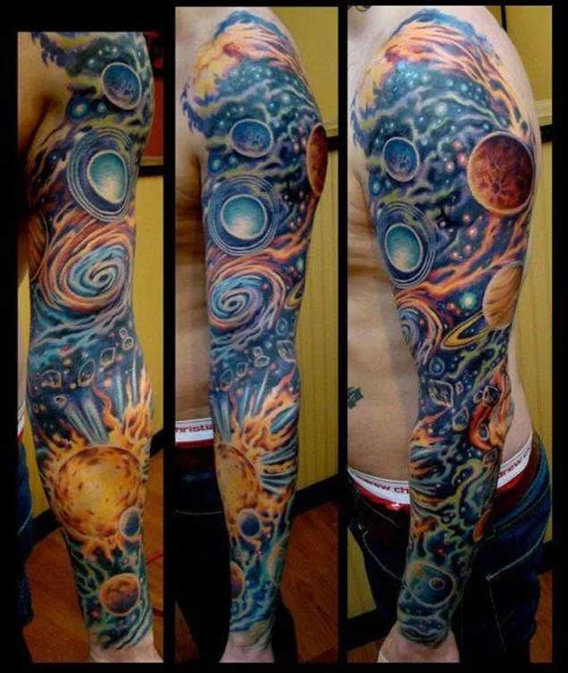 tatuaje del espacio