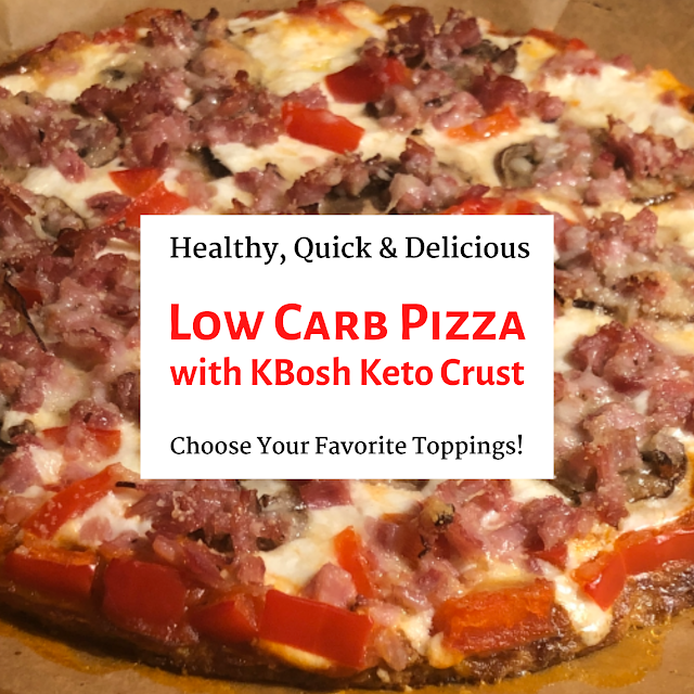 Photo of Low Carb Pizza With KBosh Keto Crust