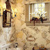 Modern wallpaper for bathrooms 2014, 10 basic rules for bathroom wallpaper