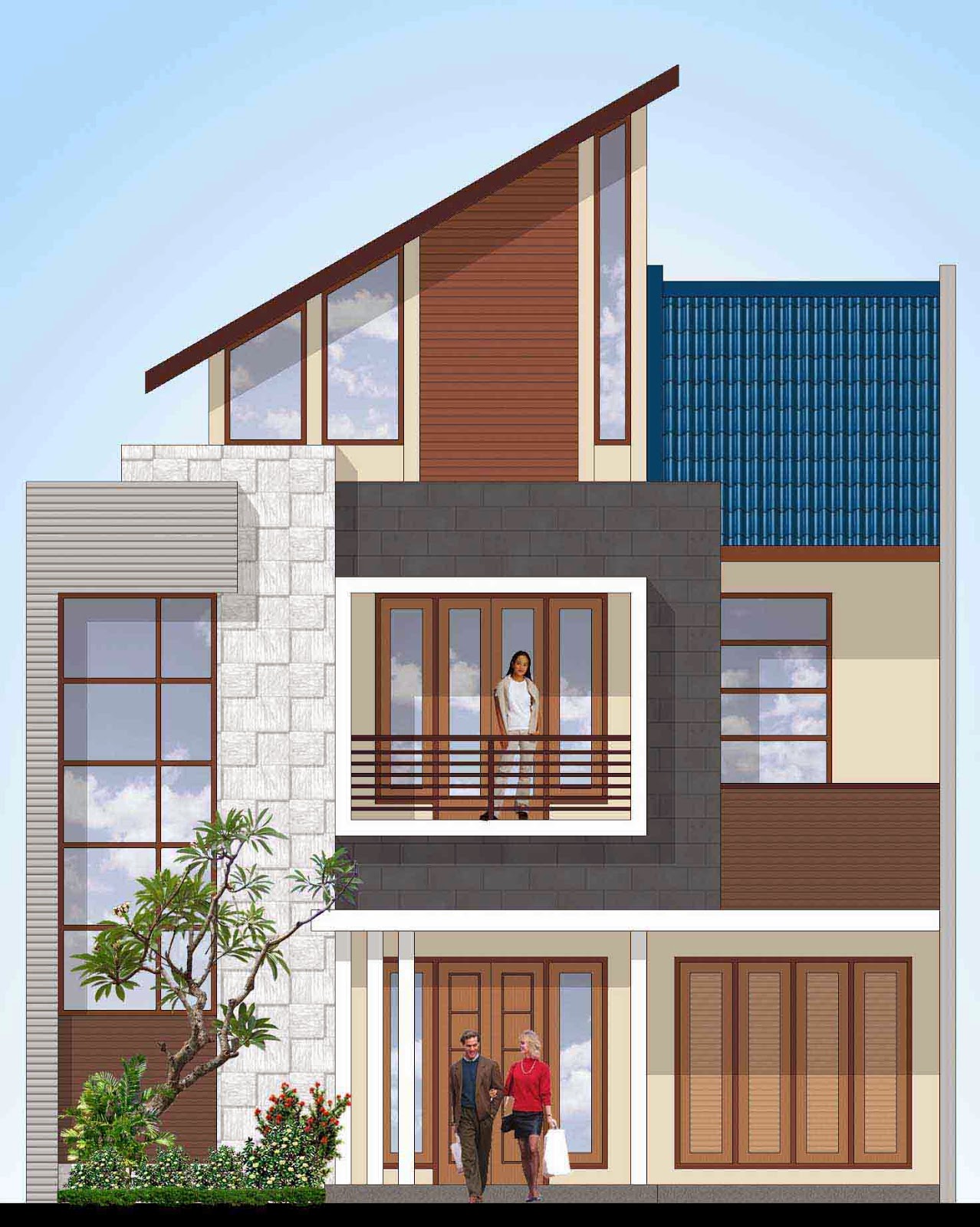 Kumpulan Model Rumah  Minimalis  3 Lantai  2019  INFORMASI 