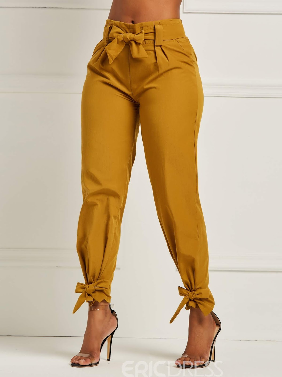 Ericdress Bowknot Plain Women's Pencil Pants