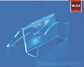 wizytownik z plexi 2