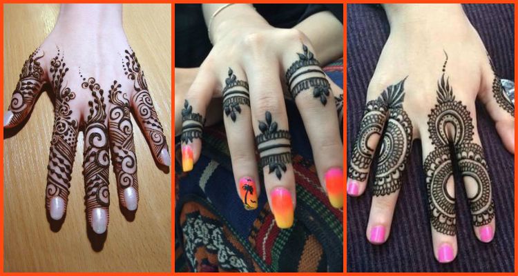 Good-Looking Ring Mehndi Designs For Fingers