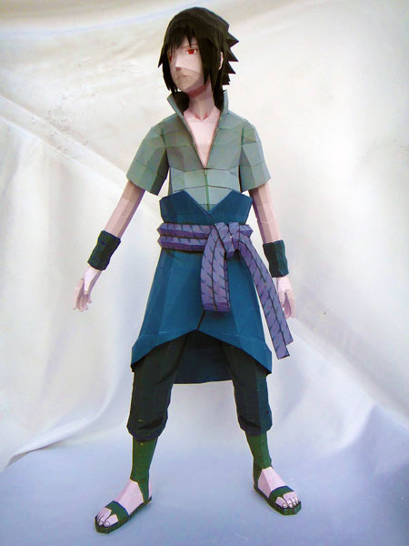 Naruto Sasuke Paper Model