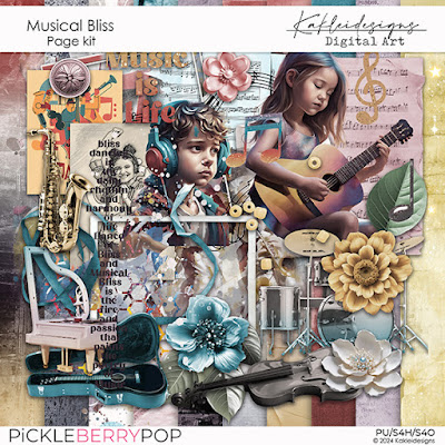 Layout created with Musical Bliss page kit by Kakleidesigns