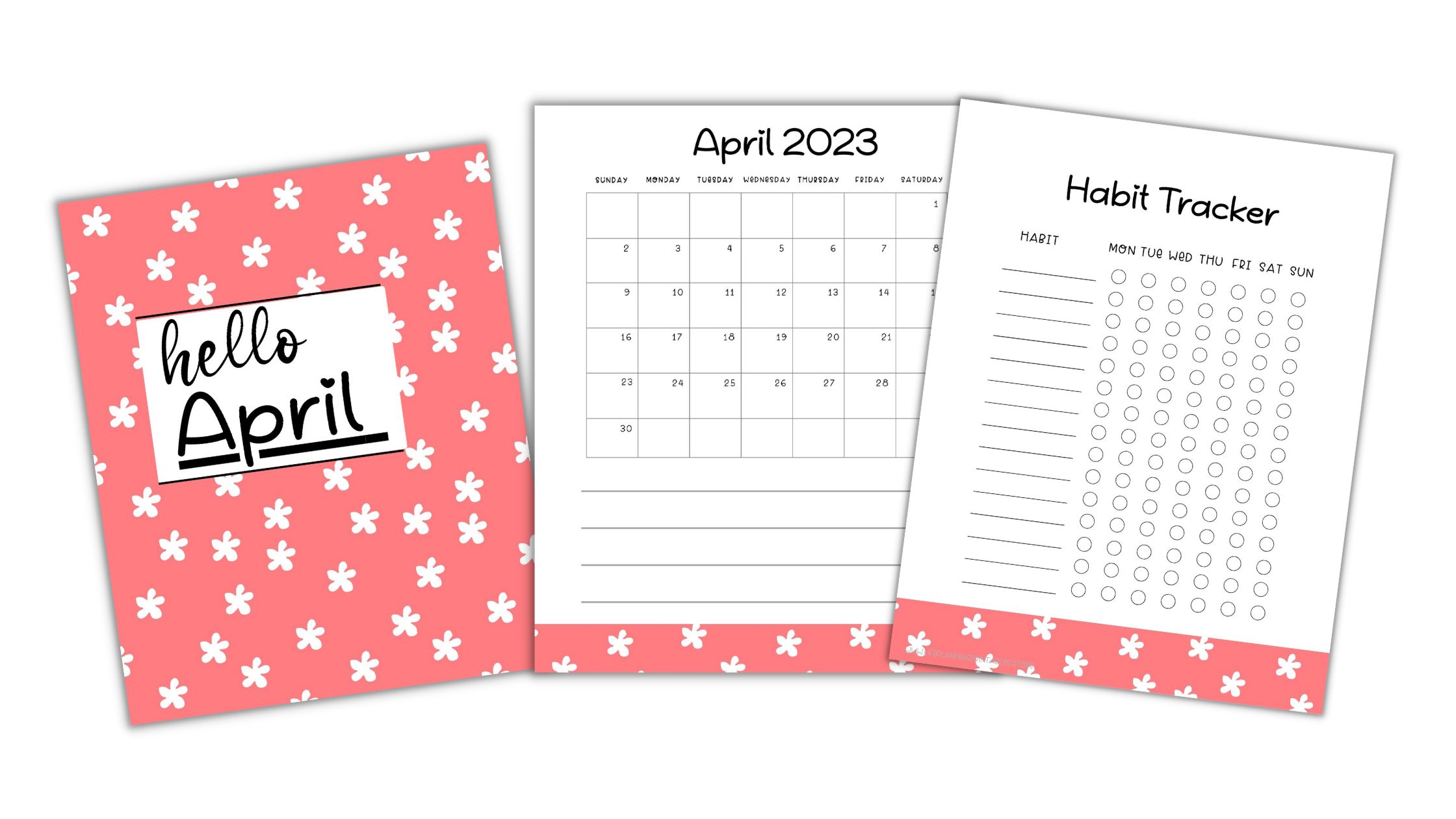 Looking for 2023 April Calendar And Planner Free Printables. Scroll down and you'll find April calendar printables for free.