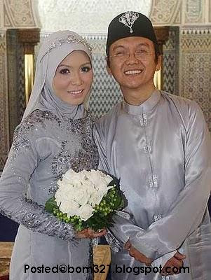 Gambar Perkahwinan Aziz M.Osman Dengan Puteri Lily.