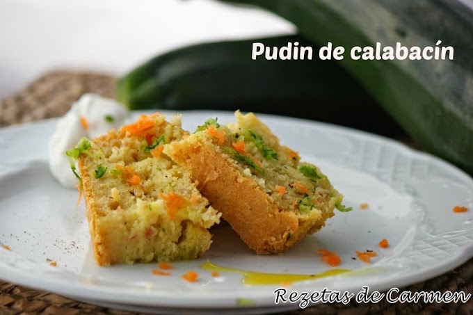 Pudin de calabacin