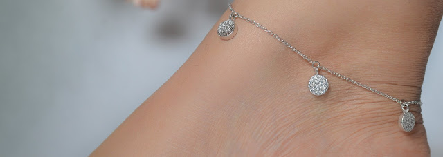 Simple Silver Anklets
