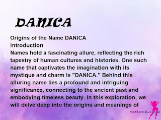 meaning of the name "DANICA"