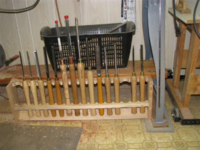 Wood Turning Tool Rack Plans