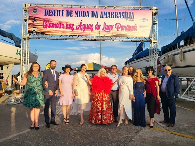   AMABRASILIA: Desfile de moda  movimentou a cidade e reuniu mais de 200 convidados no Iate Clube