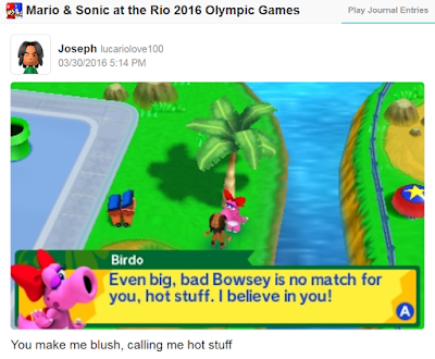 Mario & Sonic at the Rio 2016 Olympic Games 3DS Birdo big bad Bowsey story mode