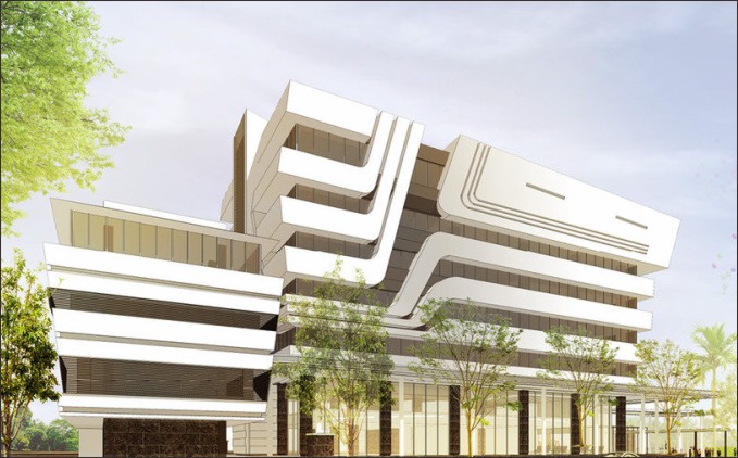 Desain gedung kantor pt pelindo