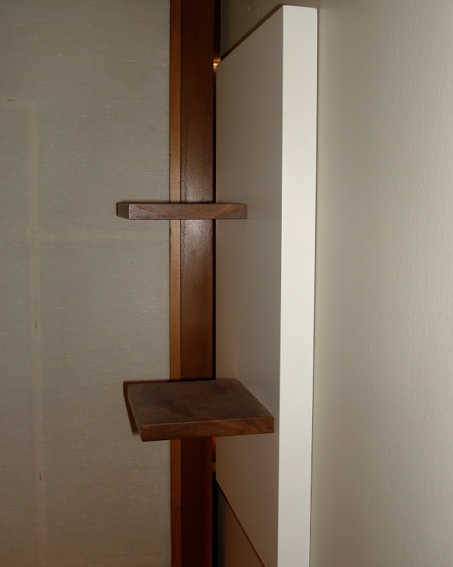 Floating Wooden Wall Shelf