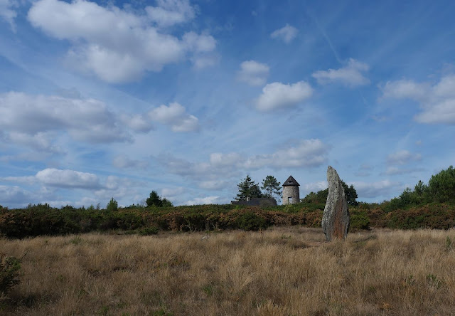 Moulin des landes de Cojoux, à Saint-Just, septembre 2022