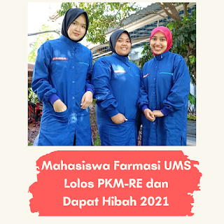 Mahasiswa Farmasi UMSurabaya Lolos Seleksi PKM-RE Tahun 2021 dan Mendapat Dana Hibah dari Kemendikbud-Ristek