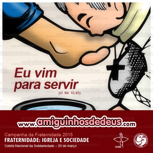 Cartaz da Campanha da Fraternidade 2015 desenho