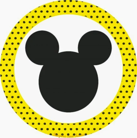 Kit para Fiestas de Mickey en Amarillo para Imprimir Gratis.