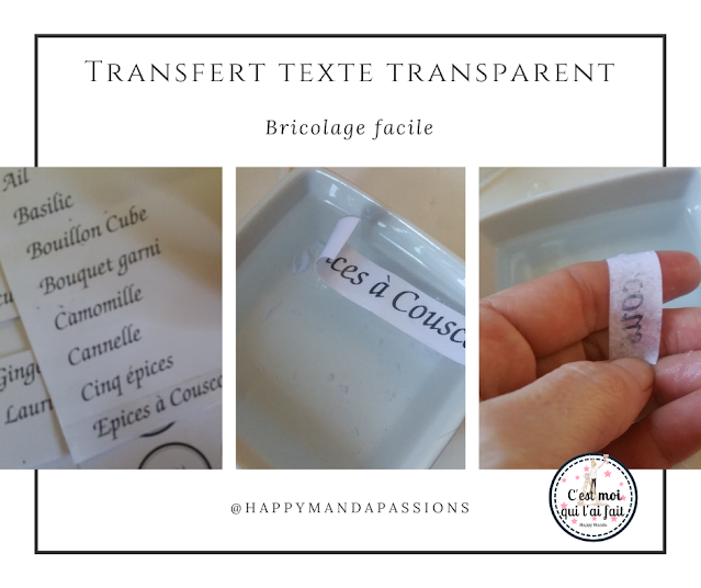 Etiquettes vintage - Tuto de collage et de transfert d'image tout support