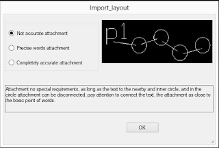 Import dxf file settings